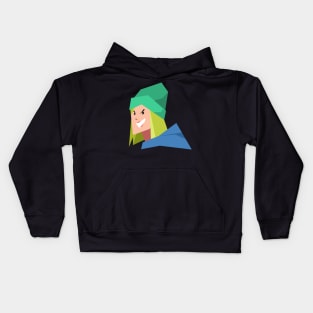 Beanie Girl Kids Hoodie